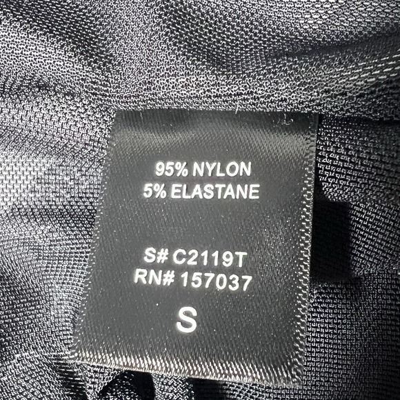 Shop SXC Sheer Mesh Halter Tie Front Top Black Small Y2K Clubwear Fairycore Crop - Picture 3 of 8